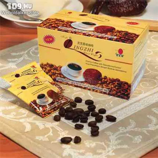 Fekete Kávé 2 az 1- ben Lingzhi Black Coffee